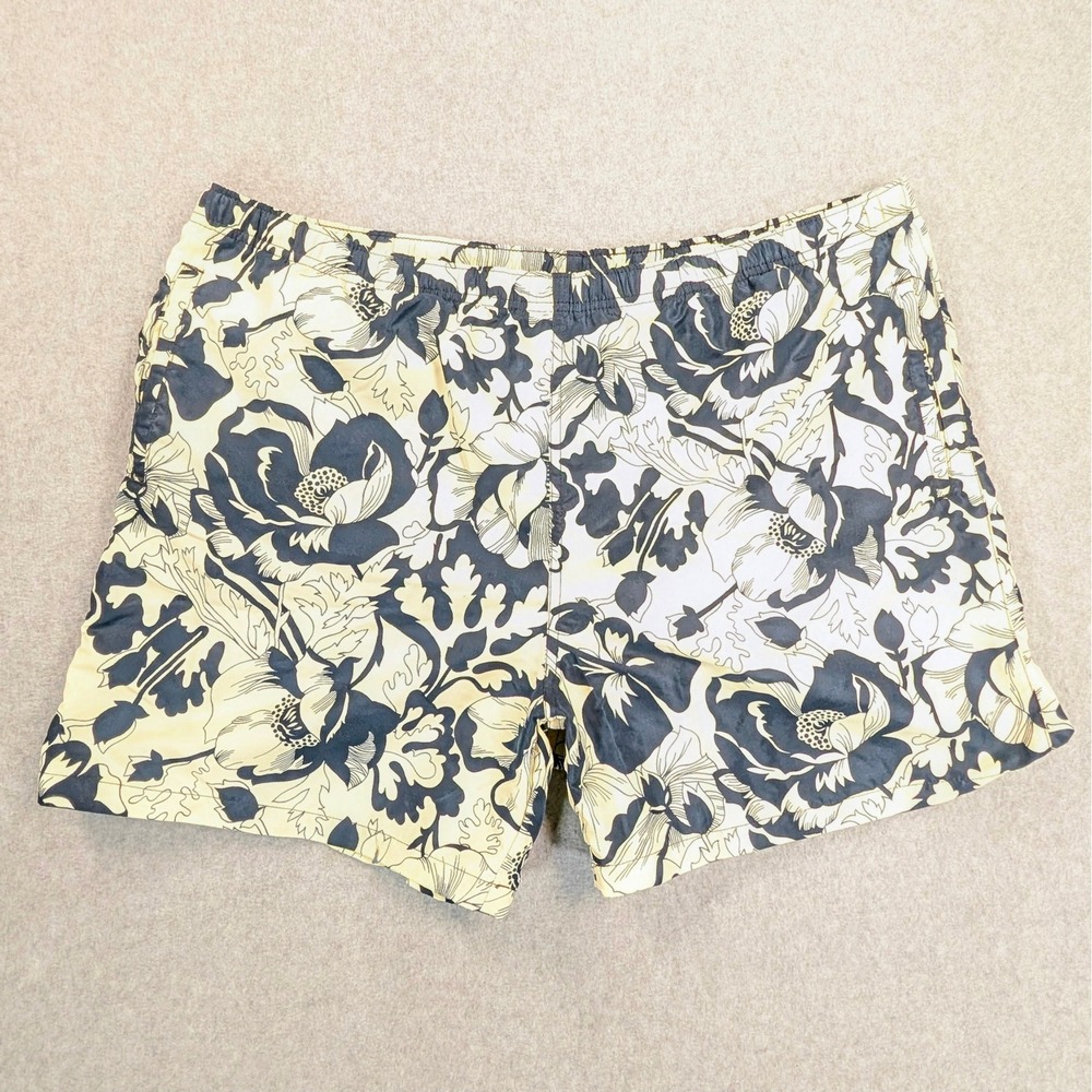 Polo Sport Ralph Lauren‎ Mens XL 20x5 Floral Swim Trunks Blue Cream Board Shorts